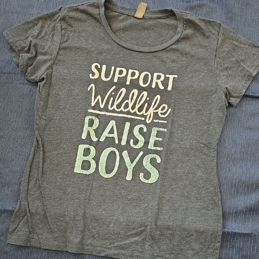 Funny Boy Mom Shirt Tee Tshirt Large